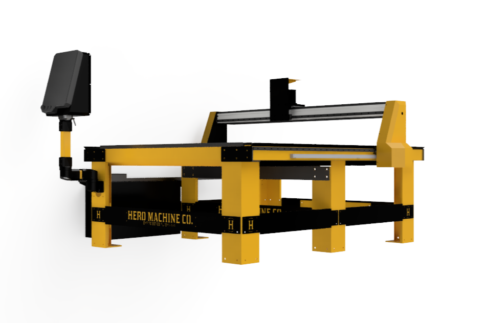 4' x 4' CNC Plasma Table – Empire Series Metal Cutting Machine | Hero Machine Co.