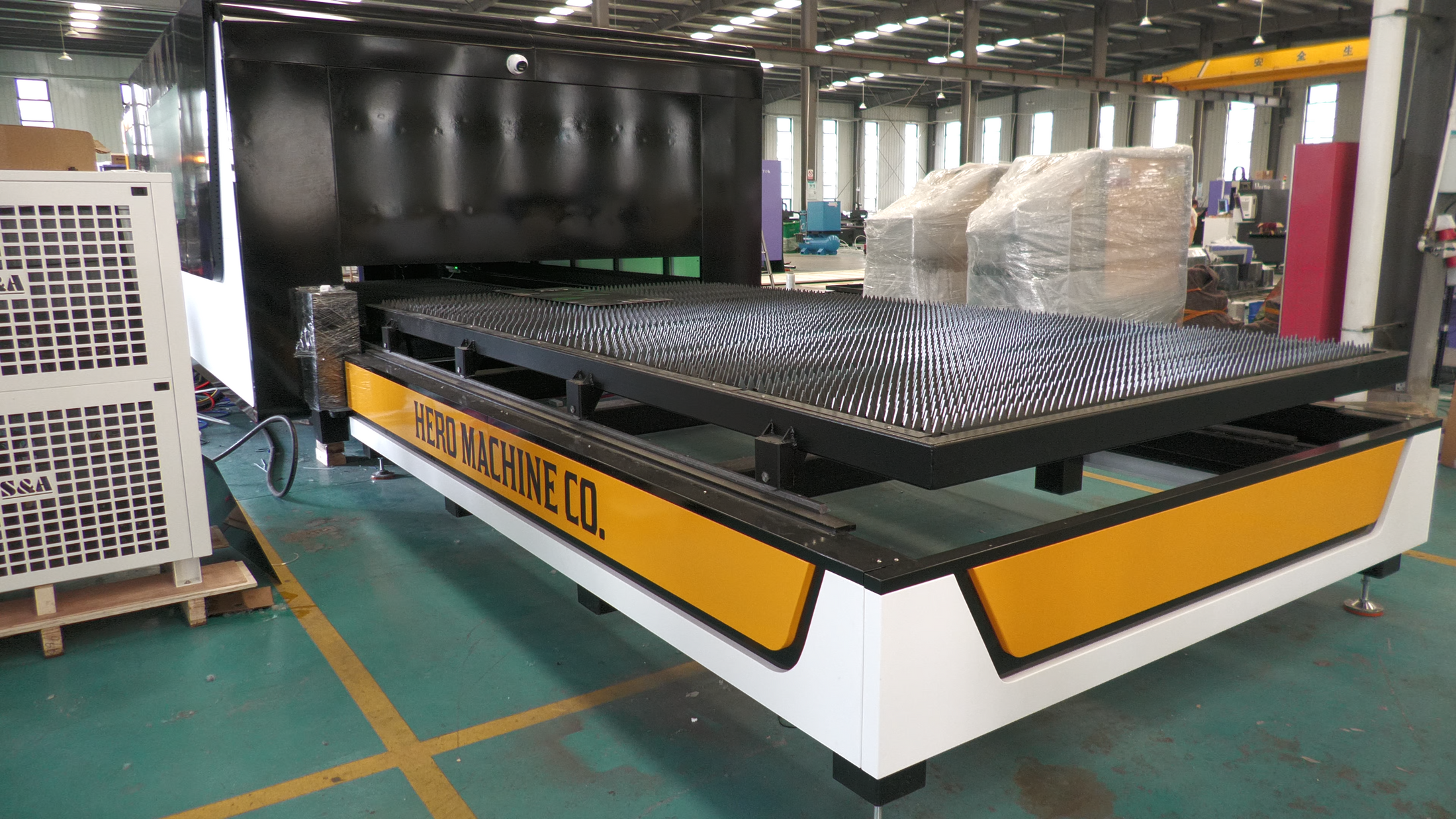 Pegasus 6kw 5' x 10' Fully Enclosed Fiber Laser & Exchange Table