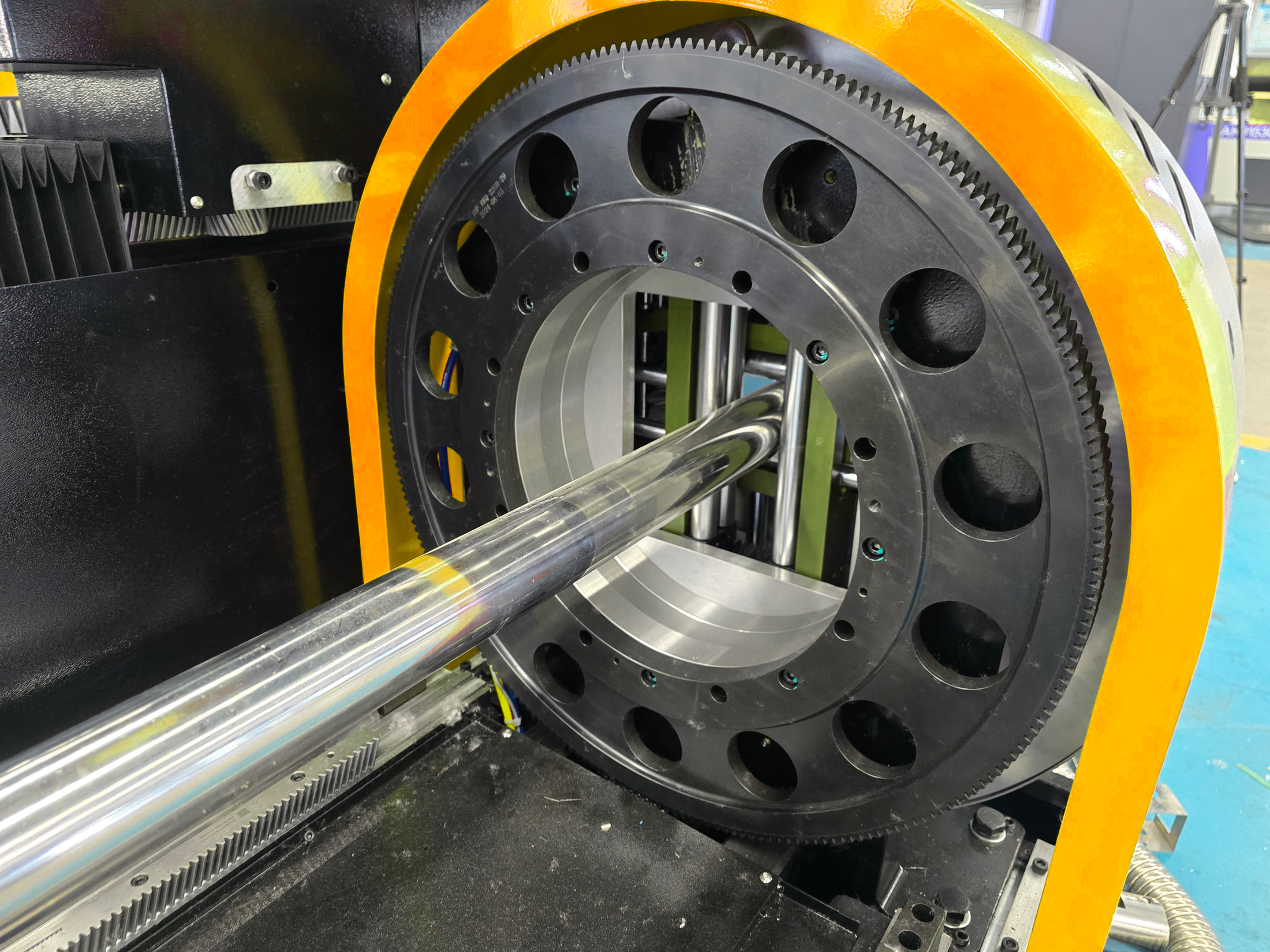 CNC Tube Cutter Close Up
