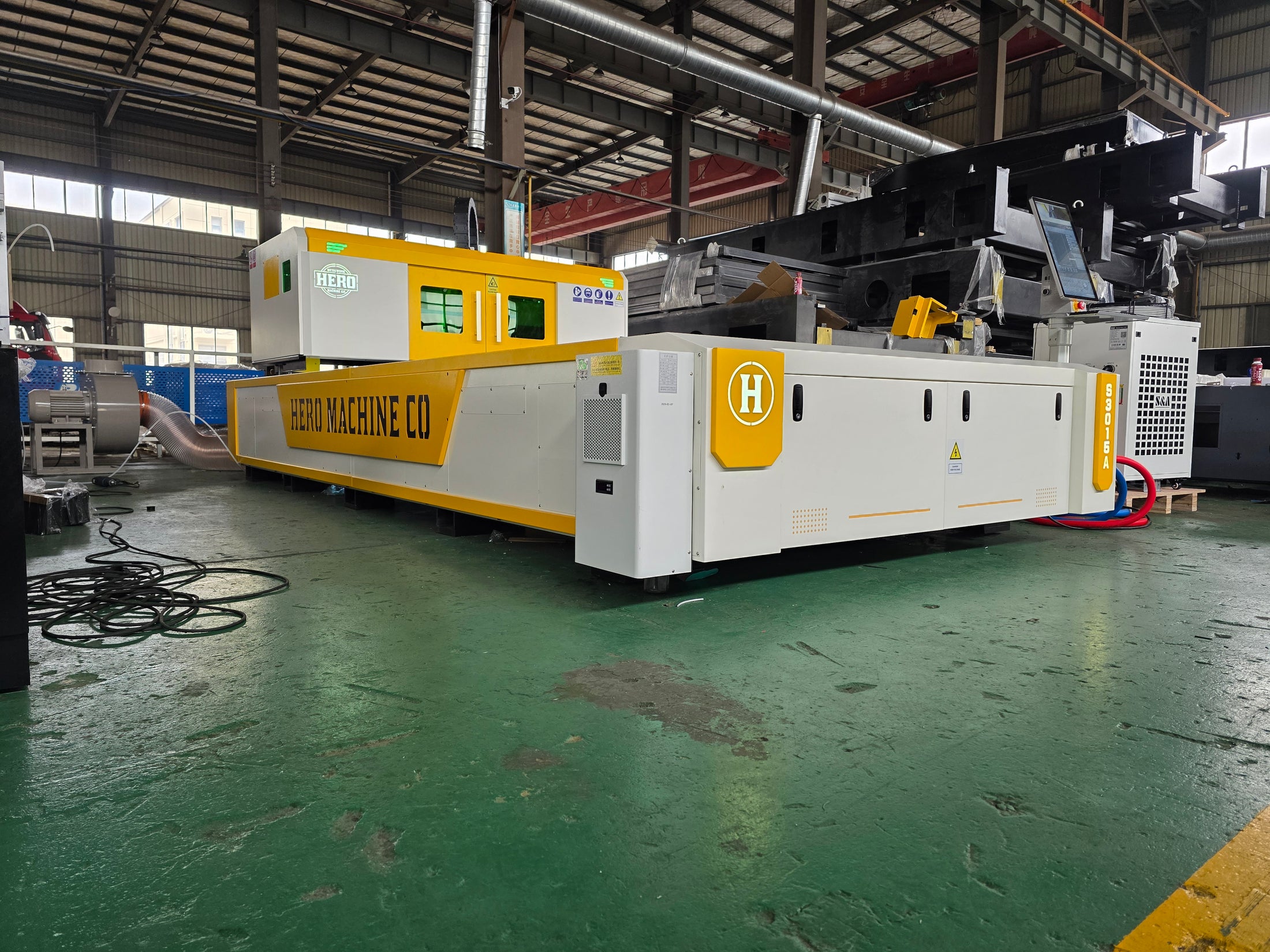 Vulcan Series 12kw  5' x 10' Open Bed Fiber Laser
