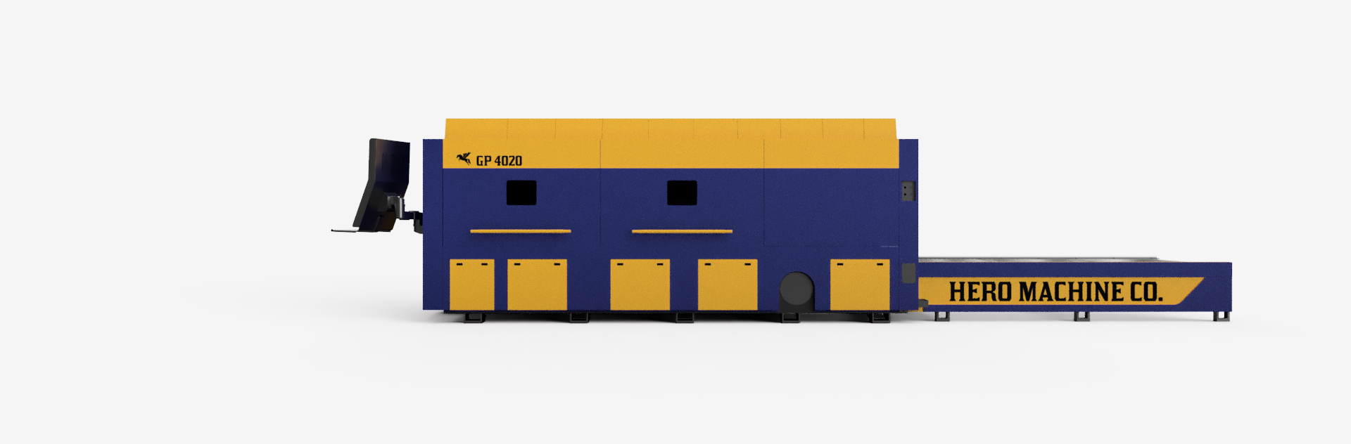 Pegasus 2kw 5' x 10' Fully Enclosed Fiber Laser & Exchange Table