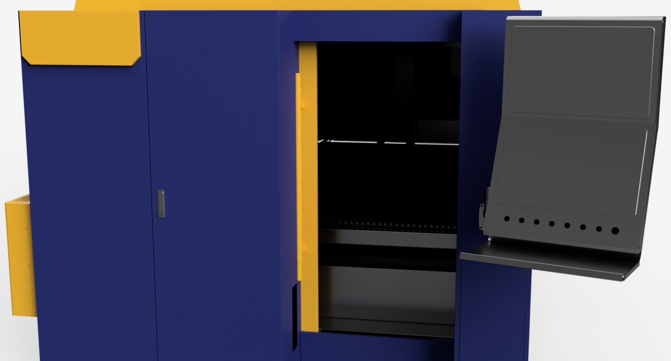 Pegasus 2kw 5' x 10' Fully Enclosed Fiber Laser & Exchange Table