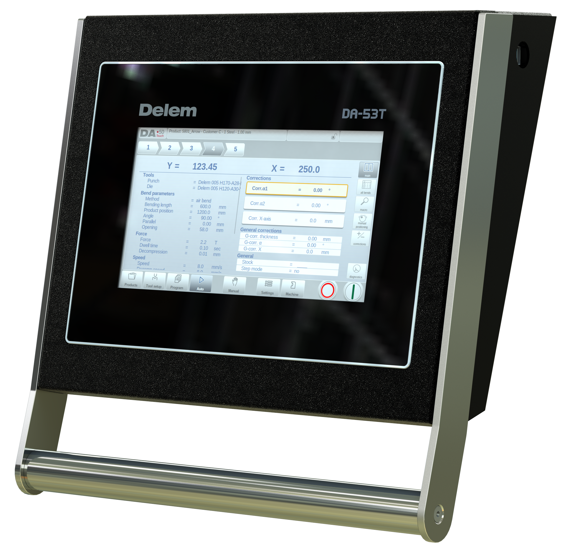 Atlas Series 4+1 Axis CNC Hydraulic Press Brakes | 5ft - 13ft