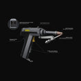 Load image into Gallery viewer, Darkstar handheld laser welding gun with full feature callouts and controls
